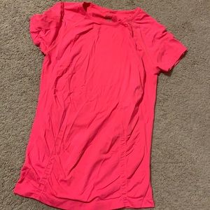 Hot pink athletic shirt